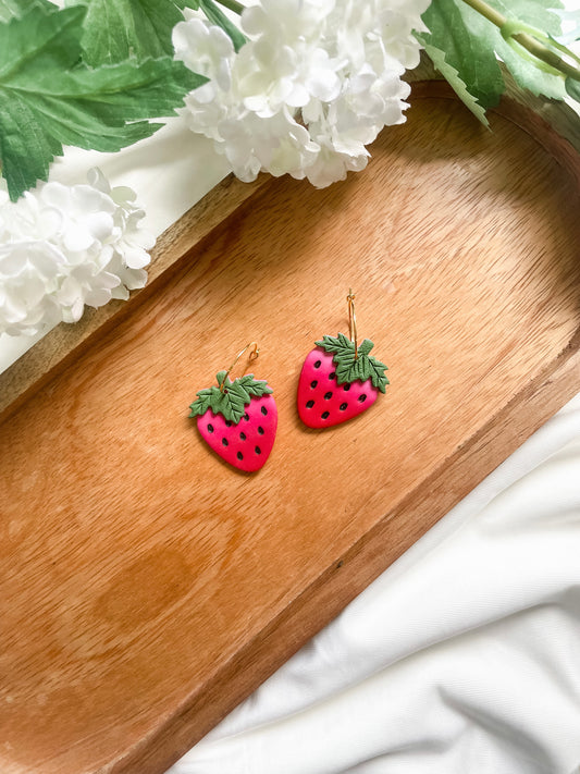 Strawberry Hoops/Dangles/Studs