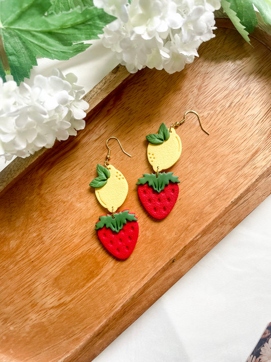 Strawberry + Lemon Dangles